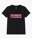 T-shirt Ferris Collection - GLITTER EDITION Black/Pink