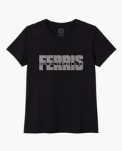 T-shirt Ferris Collection - GLITTER EDITION Black/Silver
