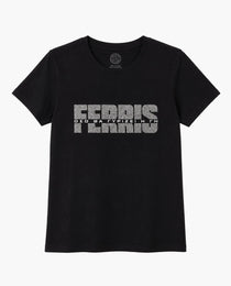 T-shirt Ferris Collection - GLITTER EDITION Black/Silver