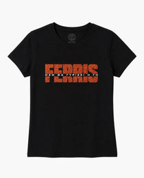 T-shirt Ferris Collection - GLITTER EDITION Black/Orange