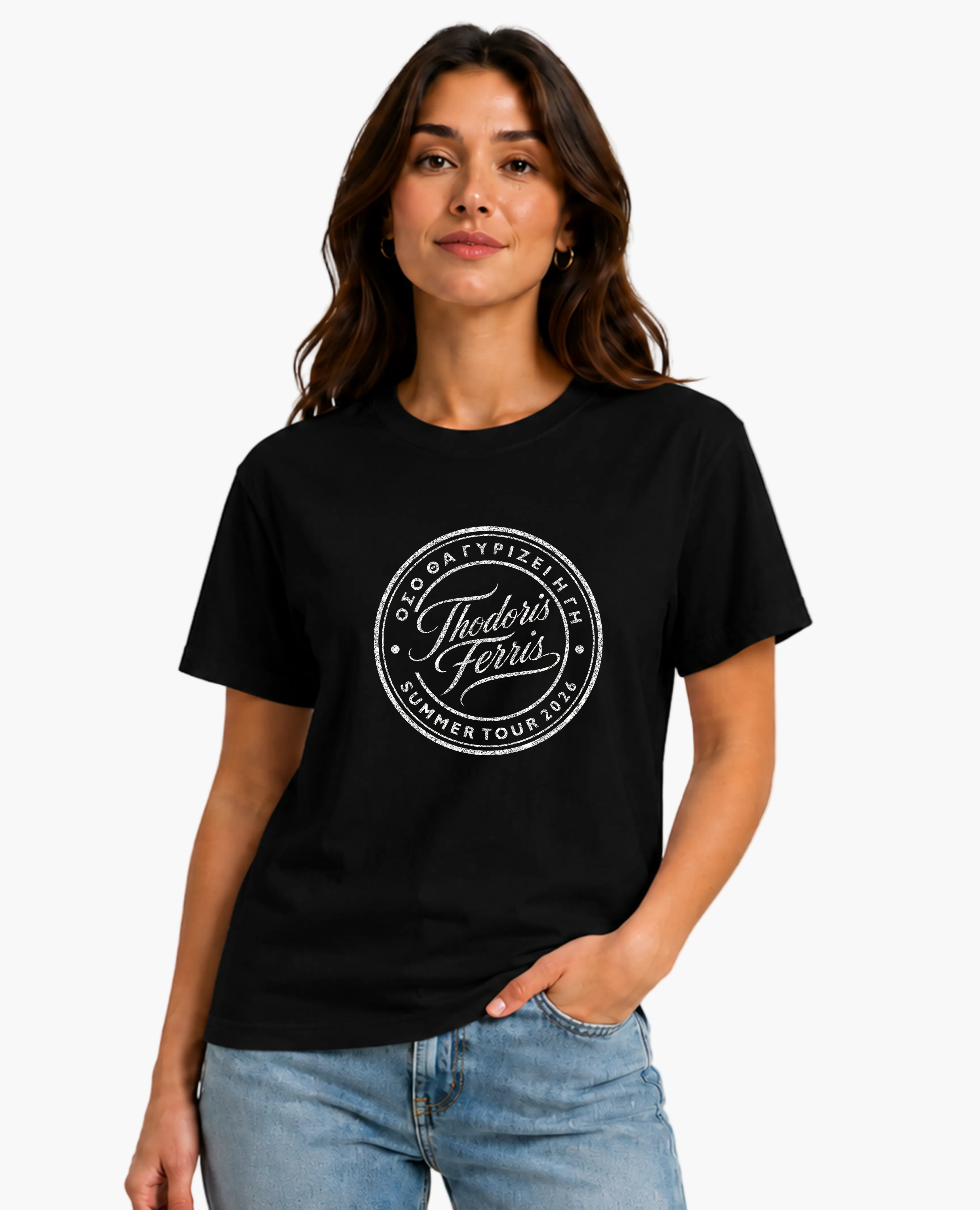 T-shirt Ferris Collection - GLITTER EDITION Silver Δευτερεύουσα εικόνα προϊόντος